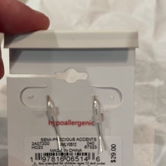 Lucky Brand Modern Set Stone Earring/NWT - Picture 7 of 8